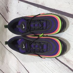 Nike Air Max 97 Joker Sneaker Shoes Black White Purple 10 men's
